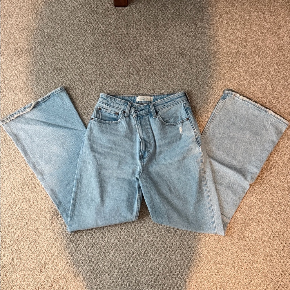 Abercrombie & Fitch Light Blue Flare Jeans